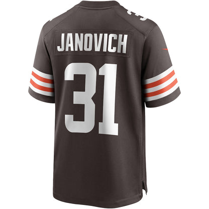 Cleveland Browns Andy Janovich Brown Game Brown Football Jersey product image