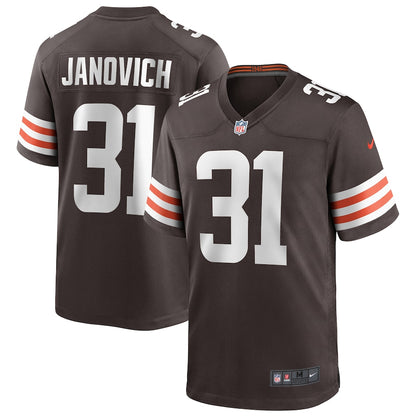 Cleveland Browns Andy Janovich Brown Game Brown Football Jersey product image