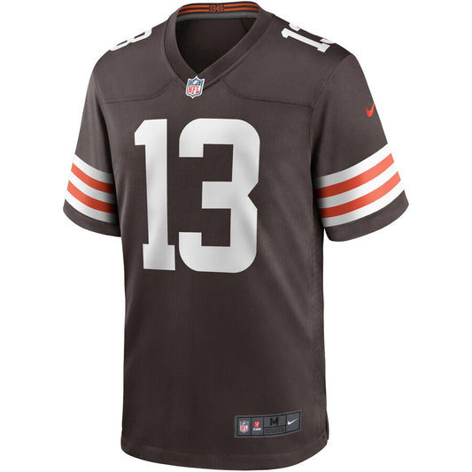 Cleveland Browns Odell Beckham Jr. Brown Game Brown Football Jersey product image
