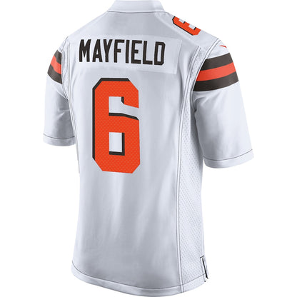 Cleveland Browns Baker Mayfield Game White Football Jersey product image