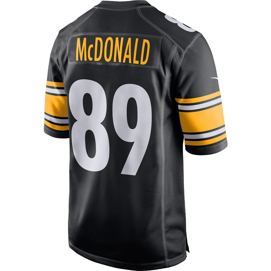 Pittsburgh Steelers Vance Mcdonald Game Black Football Jersey product image