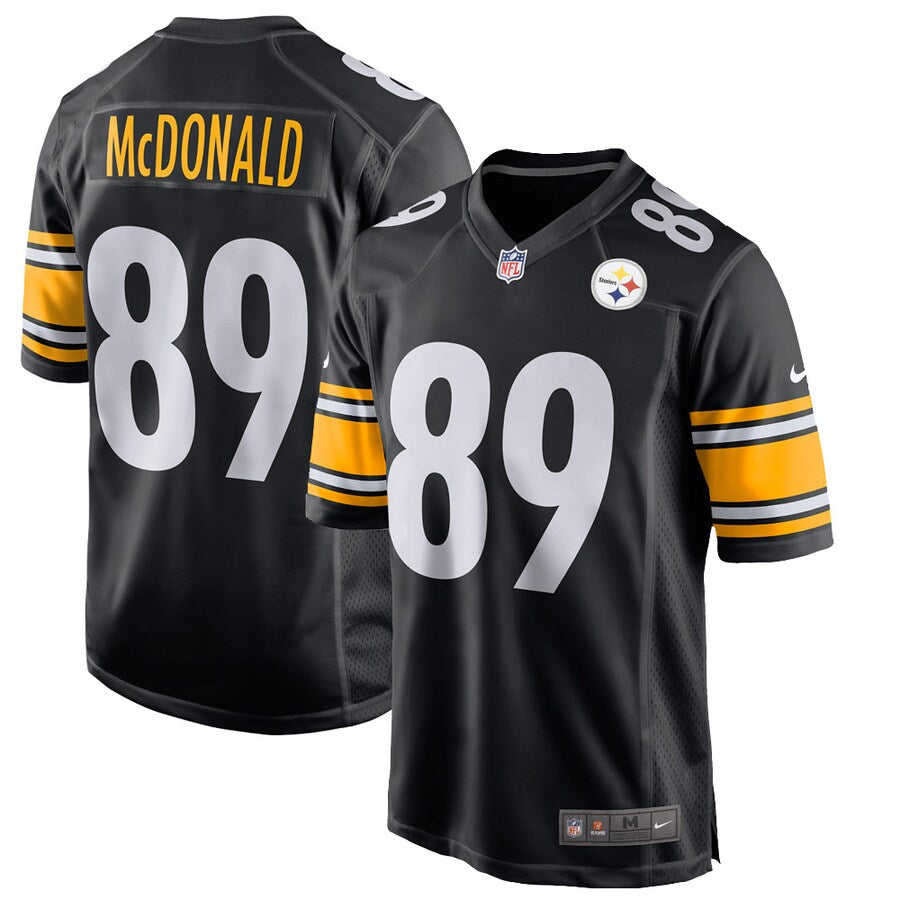 Pittsburgh Steelers Vance Mcdonald Game Black Football Jersey product image