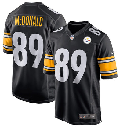 Pittsburgh Steelers Vance Mcdonald Game Black Football Jersey product image
