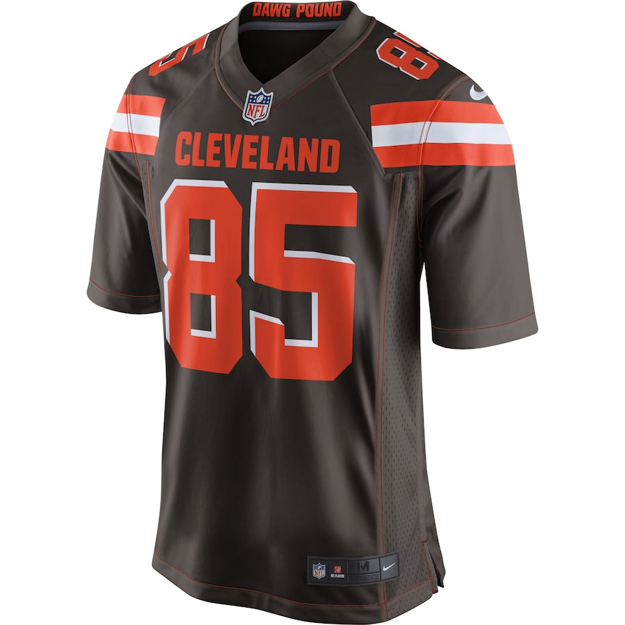 Cleveland Browns David Njoku Brown Game Brown Football Jersey product image