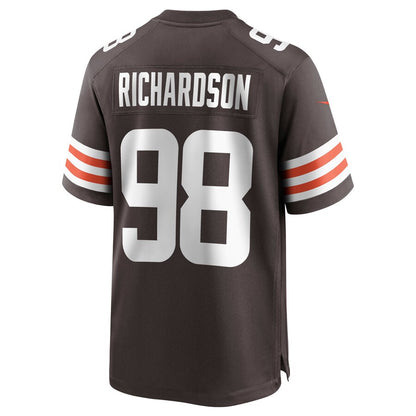 Cleveland Browns Sheldon Richardson Brown Game Brown Football Jersey product image