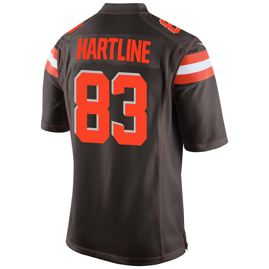 Cleveland Browns Brian Hartline Brown Game Brown Football Jersey product image