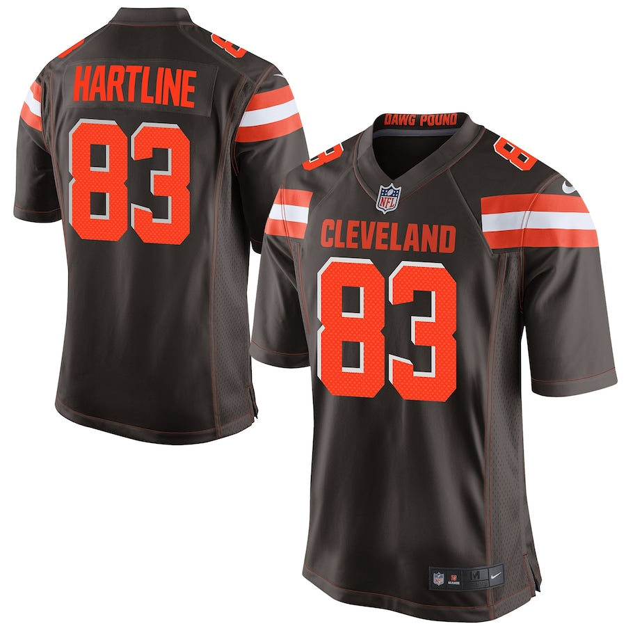 Cleveland Browns Brian Hartline Brown Game Brown Football Jersey product image
