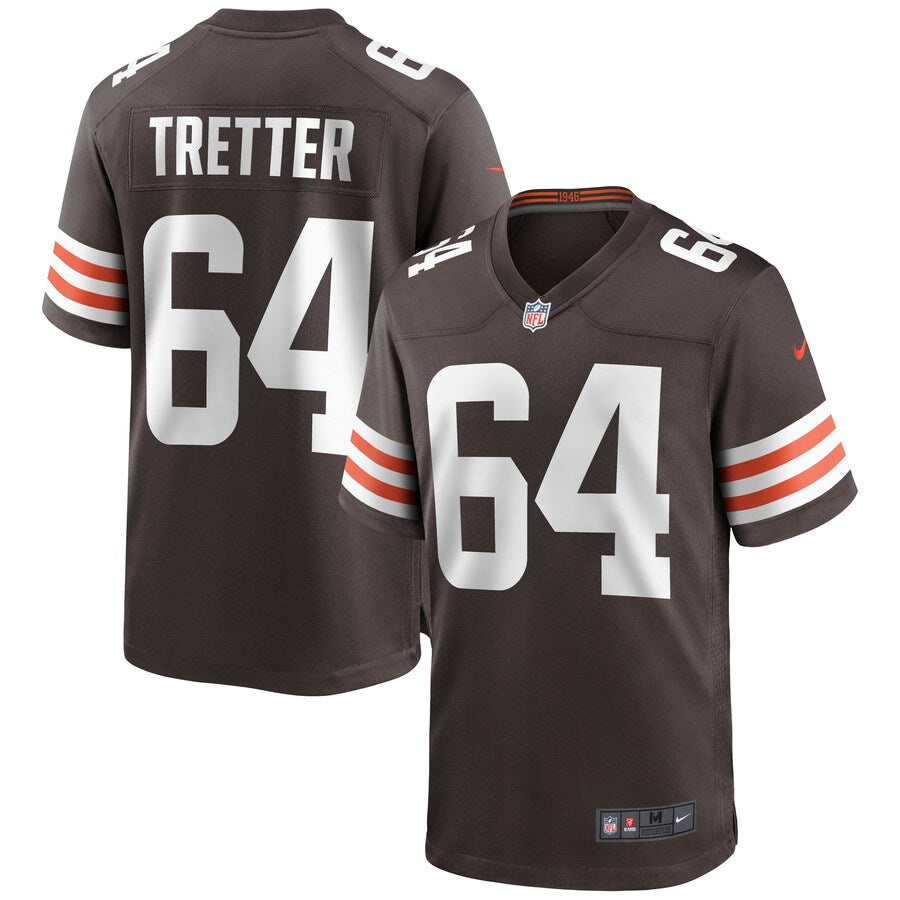 Cleveland Browns J.c. Tretter Brown Game Brown Football Jersey product image