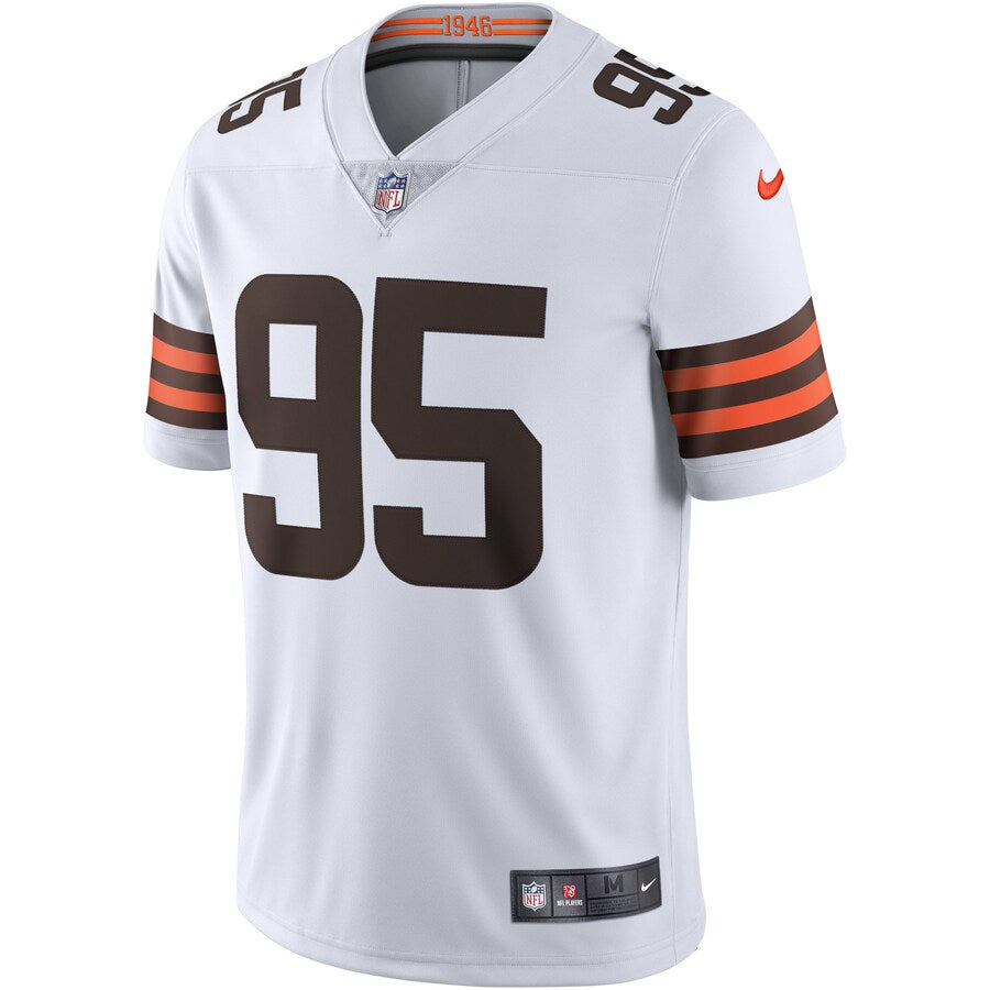 Cleveland Browns Myles Garrett Limited White Football Jersey product image