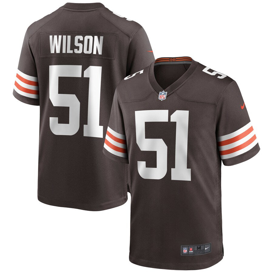 Cleveland Browns Mack Wilson Brown Game Brown Football Jersey product image