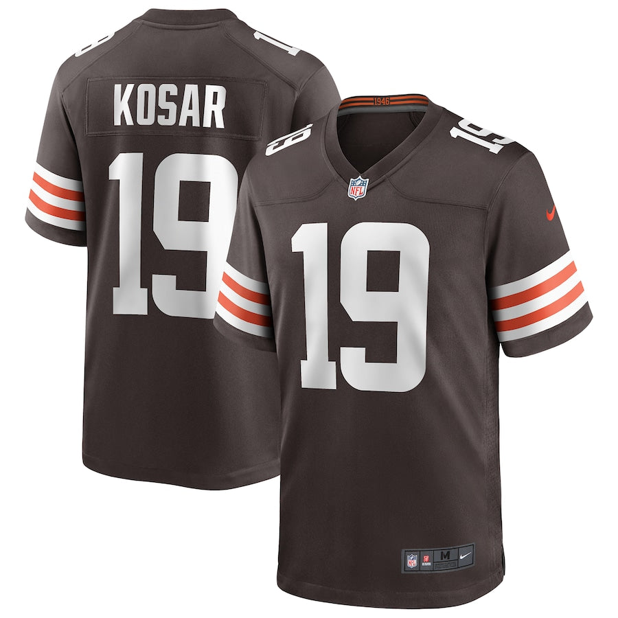 Cleveland Browns Bernie Kosar Brown Game Brown Football Jersey product image