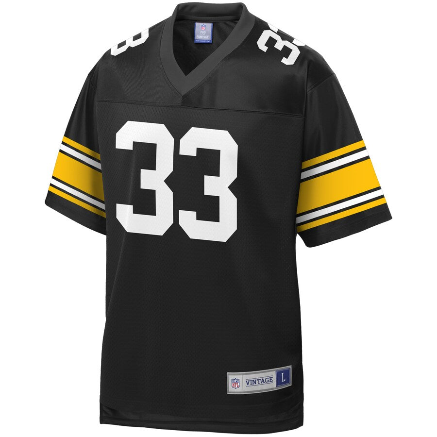 Pittsburgh Steelers Merril Hoge Pro Line Black Football Jersey product image