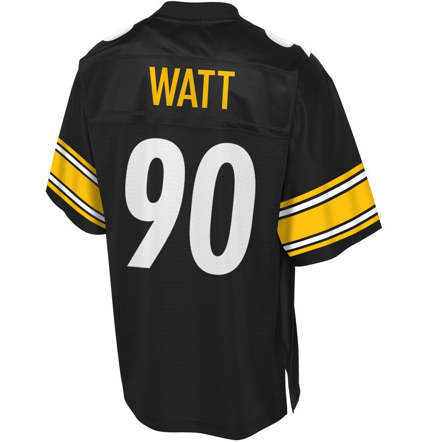 Pittsburgh Steelers T.j. Watt Pro Line Big & Tall Black Football Jersey product image