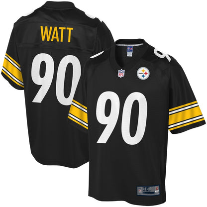 Pittsburgh Steelers T.j. Watt Pro Line Big & Tall Black Football Jersey product image
