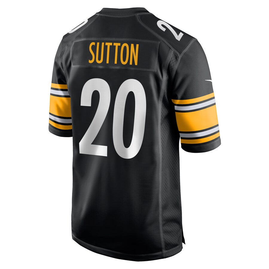 Pittsburgh Steelers Cameron Sutton Game Black Football Jersey product image