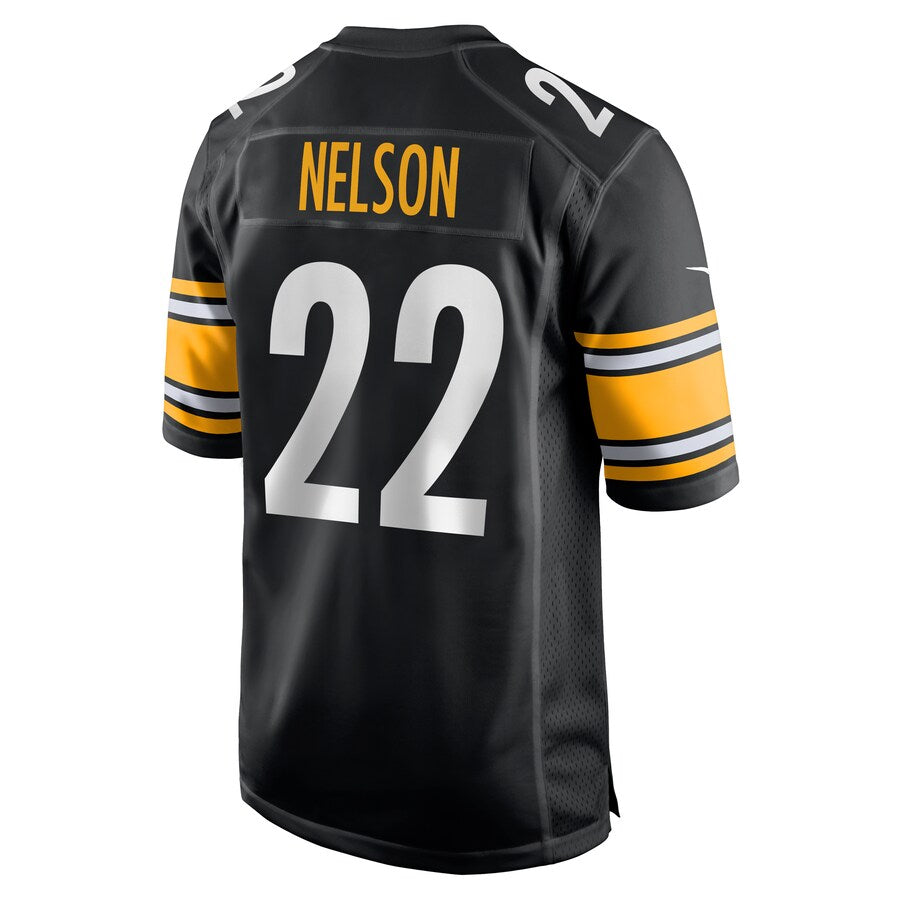 Pittsburgh Steelers Steven Nelson Game Black Football Jersey product image