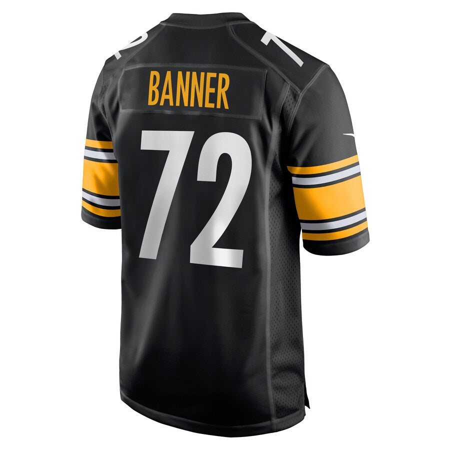 Pittsburgh Steelers Zach Banner Game Black Football Jersey product image
