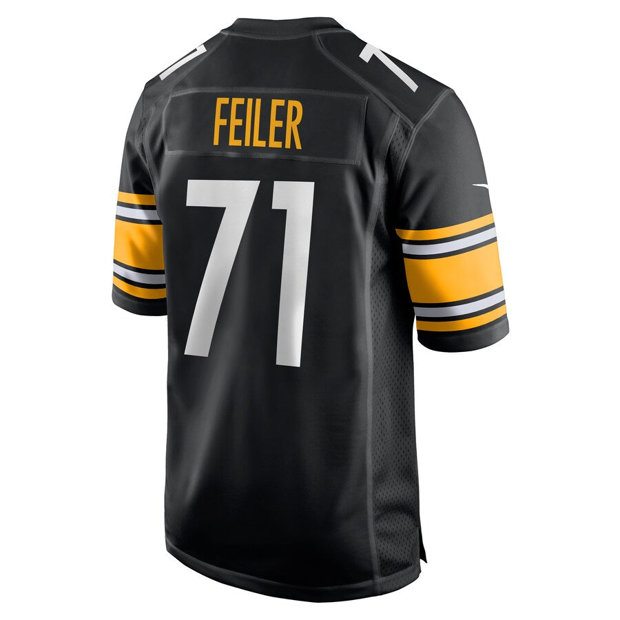 Pittsburgh Steelers Matt Feiler Game Black Football Jersey product image