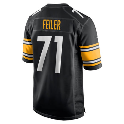 Pittsburgh Steelers Matt Feiler Game Black Football Jersey product image