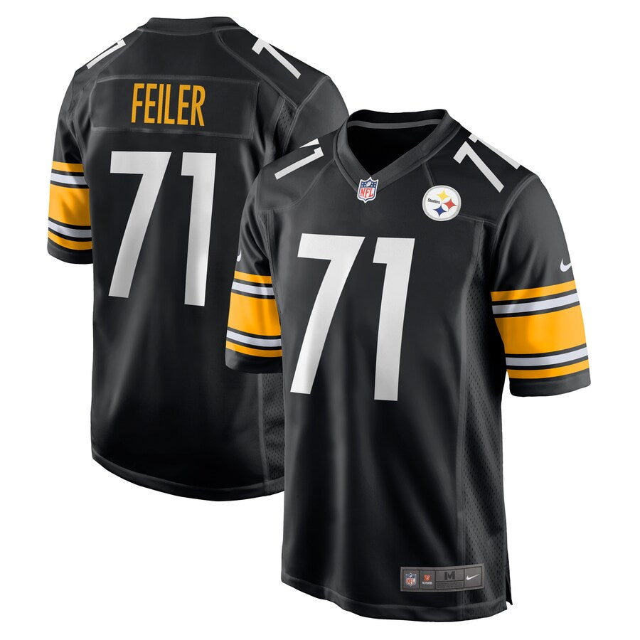 Pittsburgh Steelers Matt Feiler Game Black Football Jersey product image