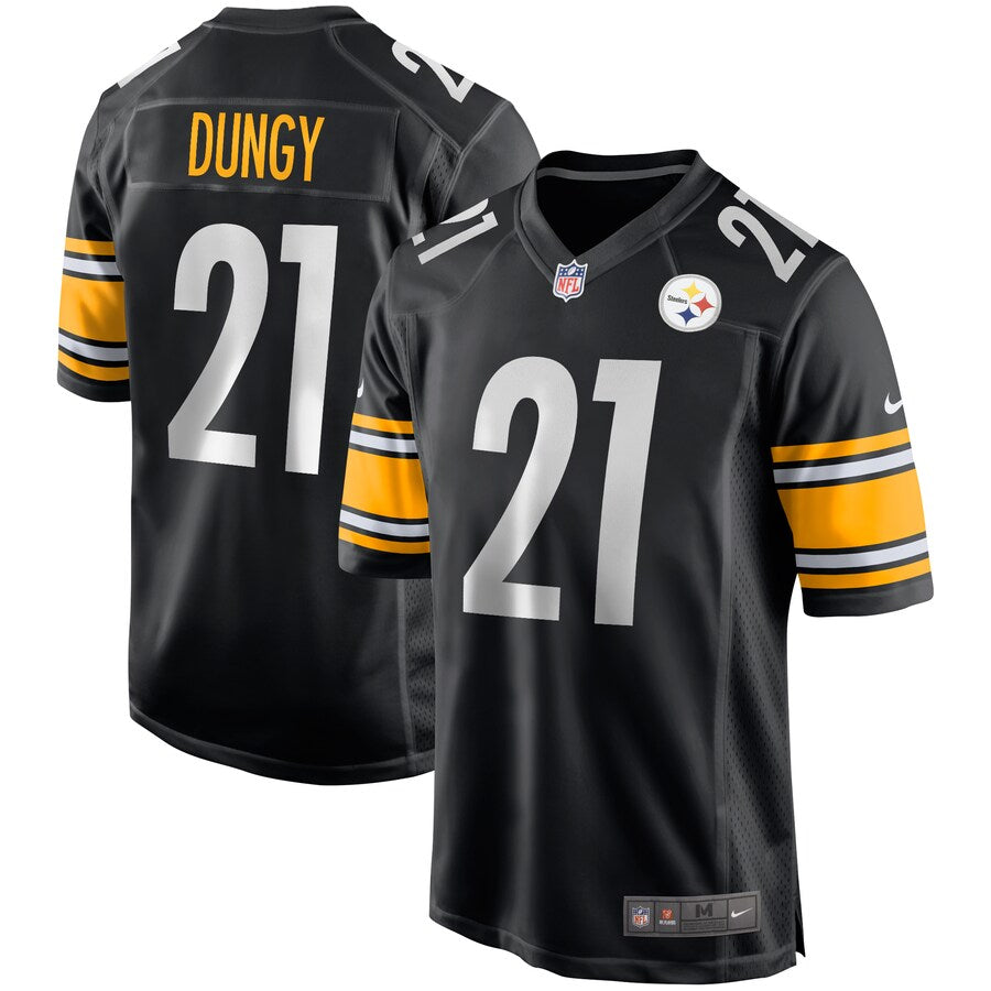 Pittsburgh Steelers Tony Dungy Game Black Football Jersey product image