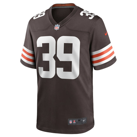 Cleveland Browns Terrance Mitchell Brown Game Brown Football Jersey product image