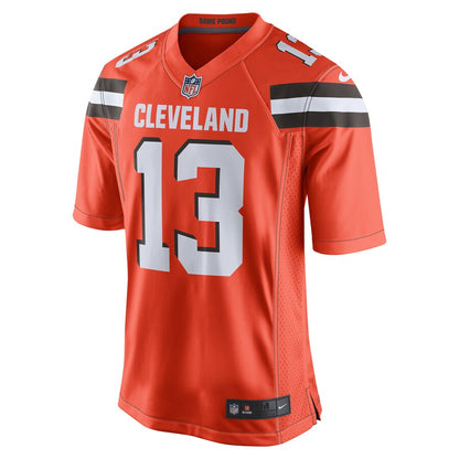Cleveland Browns Odell Beckham Jr Game Orange Football Jersey product image