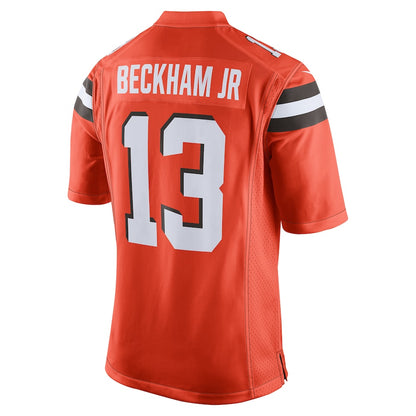 Cleveland Browns Odell Beckham Jr Game Orange Football Jersey product image