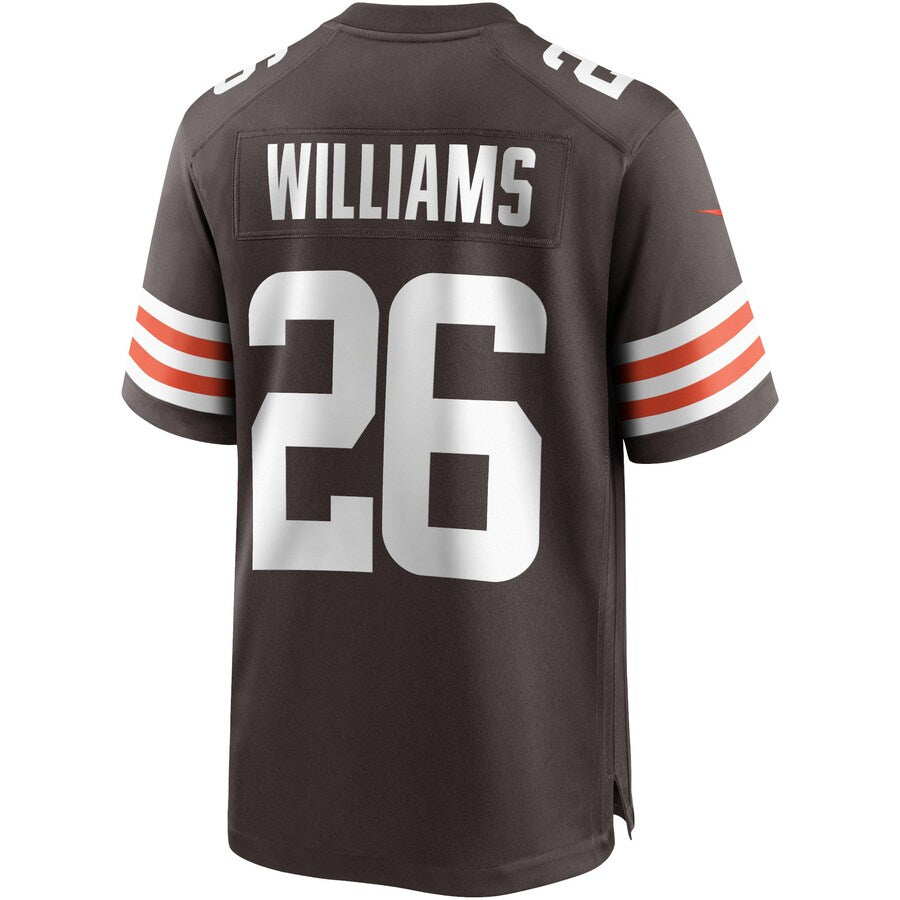 Cleveland Browns Greedy Williams Brown Game Brown Football Jersey product image