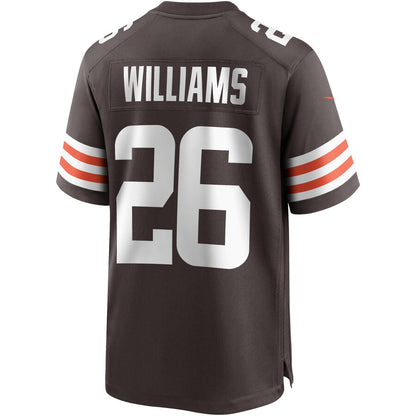 Cleveland Browns Greedy Williams Brown Game Brown Football Jersey product image