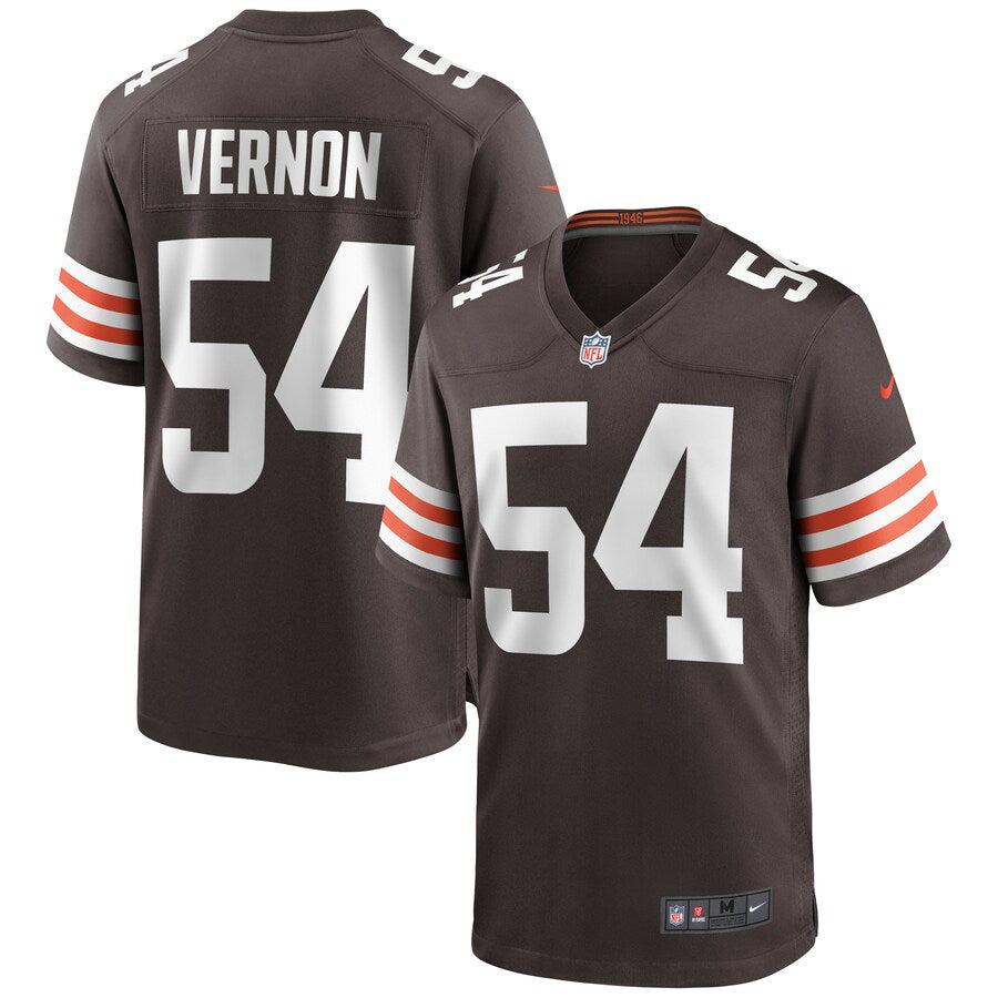 Cleveland Browns Olivier Vernon Brown Game Brown Football Jersey product image