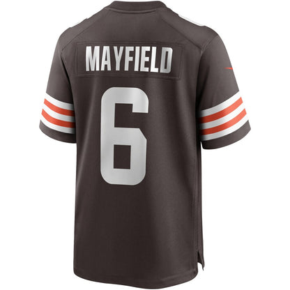 Cleveland Browns Baker Mayfield Brown Game Brown Football Jersey product image