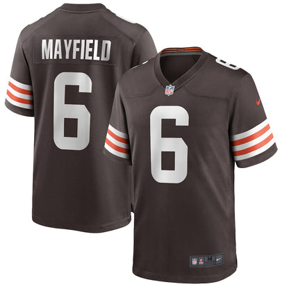 Cleveland Browns Baker Mayfield Brown Game Brown Football Jersey product image