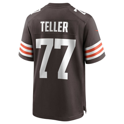 Cleveland Browns Wyatt Teller Brown Game Brown Football Jersey product image