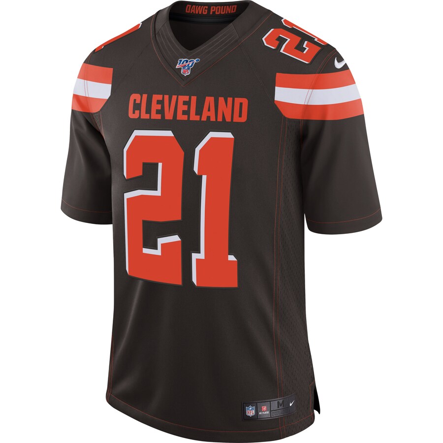 Cleveland Browns Denzel Ward Brown Limited Brown Football Jersey product image