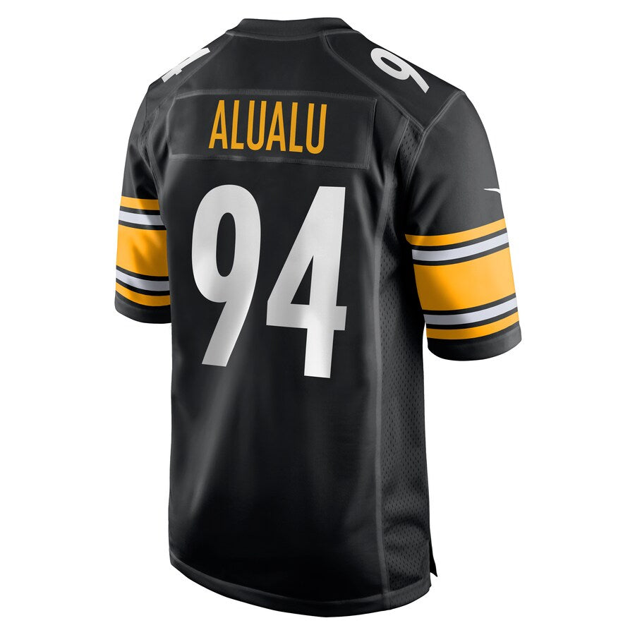 Pittsburgh Steelers Tyson Alualu Game Black Football Jersey product image