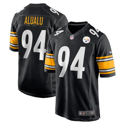 Pittsburgh Steelers Tyson Alualu Game Black Football Jersey product image