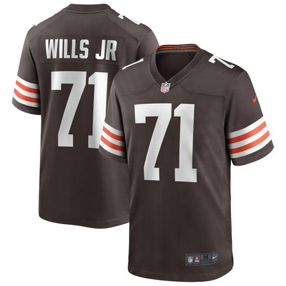 Cleveland Browns Jedrick Wills Jr. Brown Game Brown Football Jersey product image