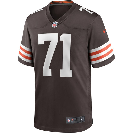 Cleveland Browns Jedrick Wills Jr. Brown Game Brown Football Jersey product image