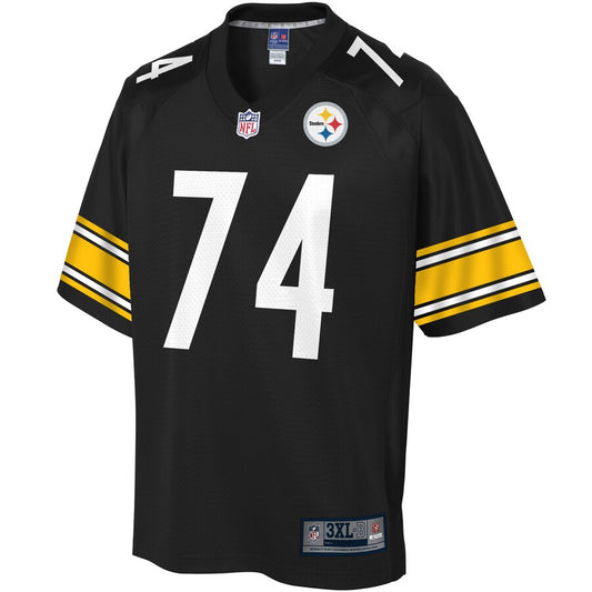Pittsburgh Steelers Fred Johnson Pro Line Big & Tall Black Football Jersey product image