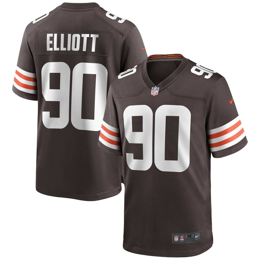 Cleveland Browns Jordan Elliott Brown Game Brown Football Jersey product image