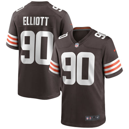 Cleveland Browns Jordan Elliott Brown Game Brown Football Jersey product image