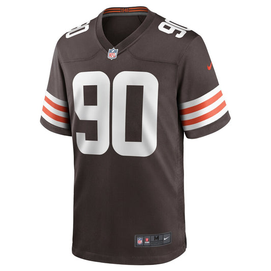Cleveland Browns Jordan Elliott Brown Game Brown Football Jersey product image