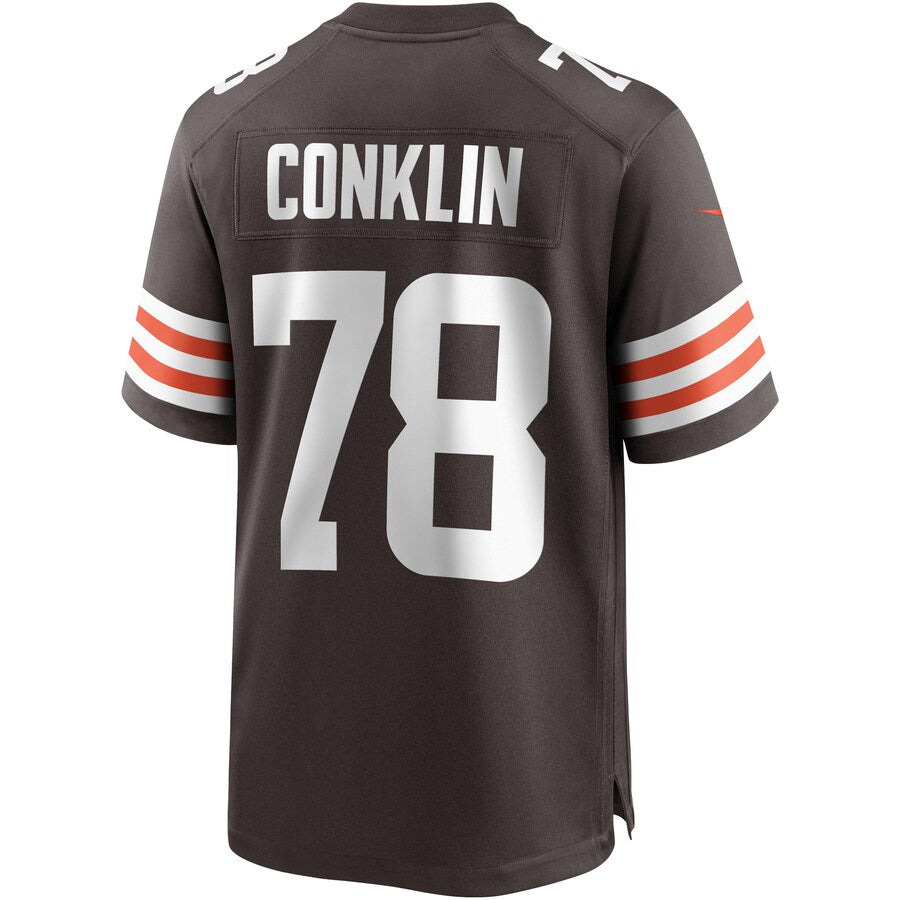Cleveland Browns Jack Conklin Brown Game Brown Football Jersey product image