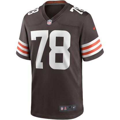 Cleveland Browns Jack Conklin Brown Game Brown Football Jersey product image