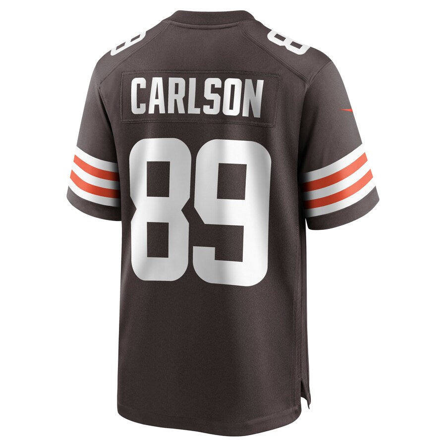 Cleveland Browns Stephen Carlson Brown Game Brown Football Jersey product image