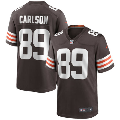 Cleveland Browns Stephen Carlson Brown Game Brown Football Jersey product image