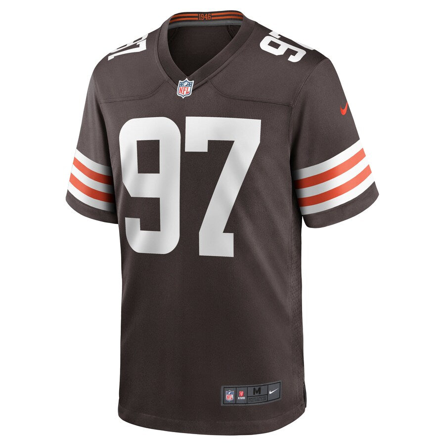 Cleveland Browns Porter Gustin Brown Game Brown Football Jersey product image