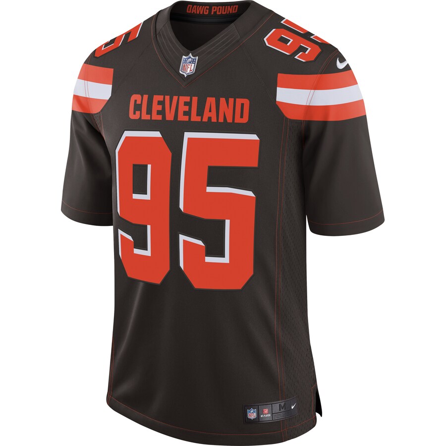 Cleveland Browns Myles Garrett Brown Speed Limited Brown Football Jersey product image