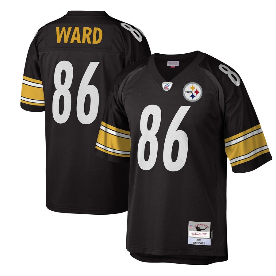 Pittsburgh Steelers Hines Ward Legacy Black Football Jersey product image